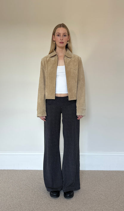 Vintage camel suede jacket