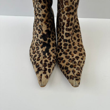 Vintage Karen Millen leopard boots