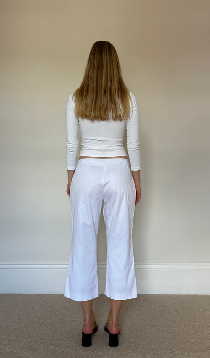 Vintage white capris