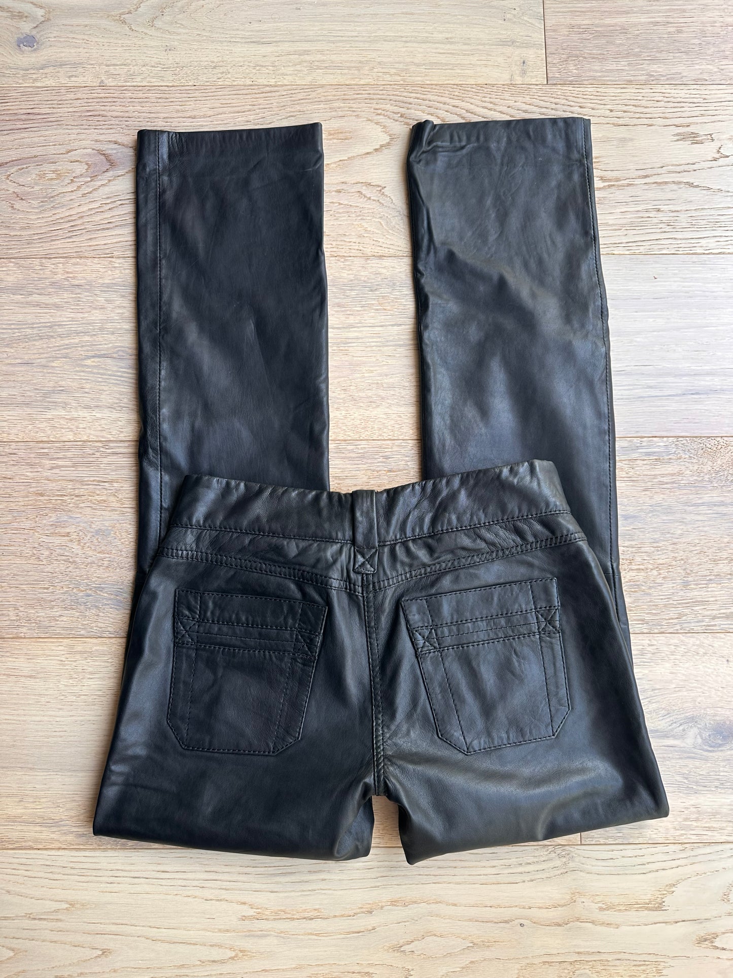 SALE Vintage Morgan de toi leather trousers