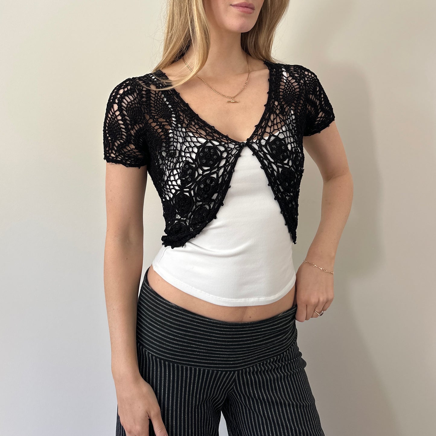 Vintage crochet bolero