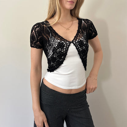 Vintage crochet bolero