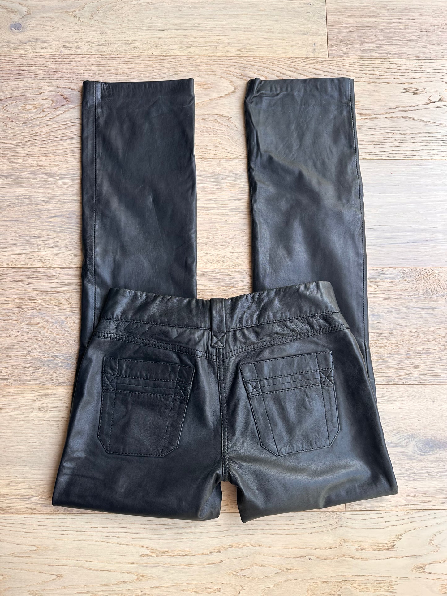 SALE Vintage Morgan de toi leather trousers