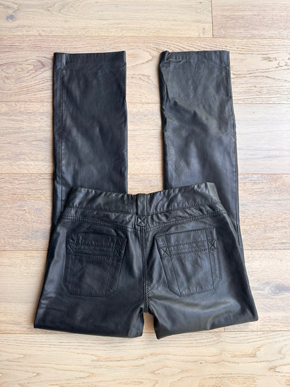 SALE Vintage Morgan de toi leather trousers