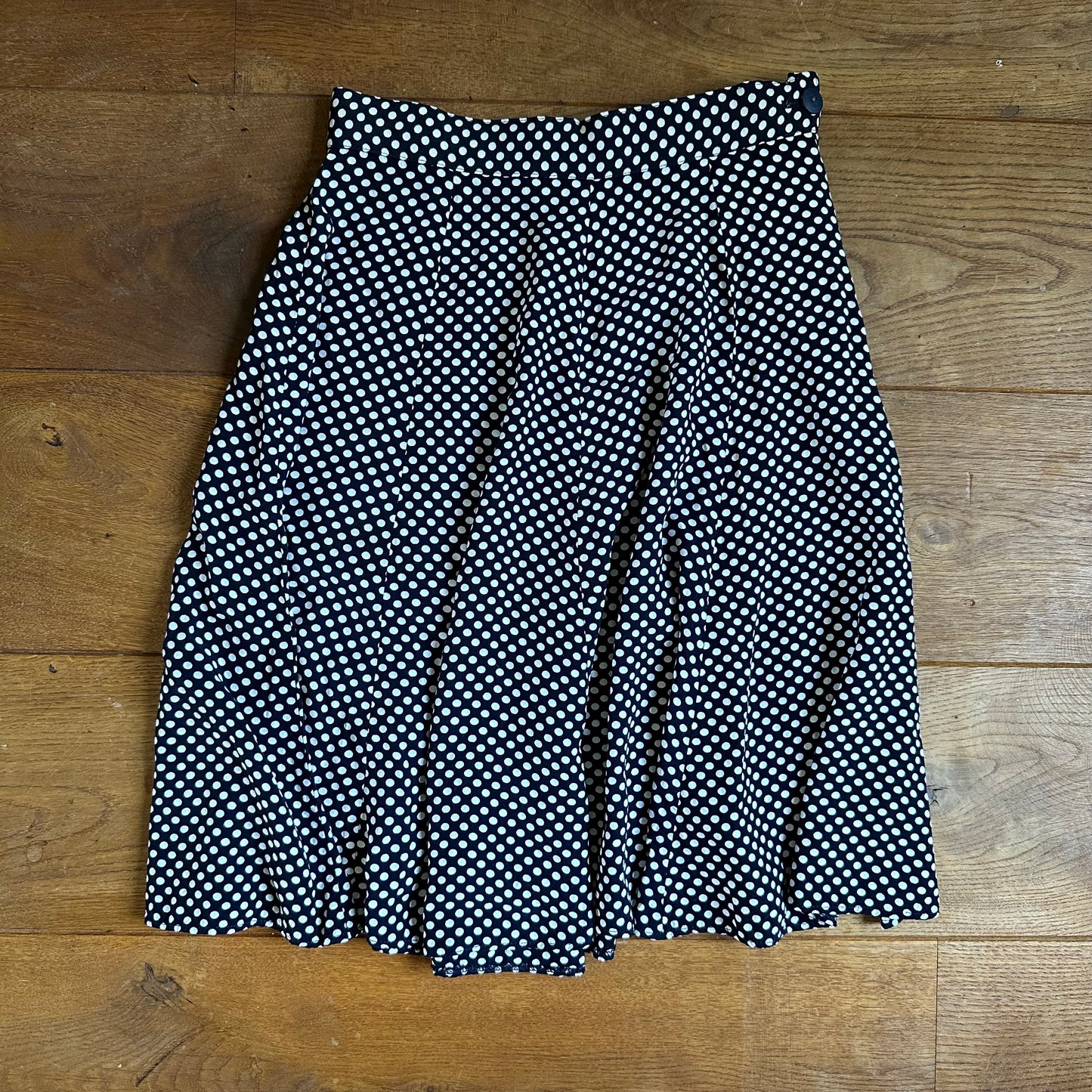 00s spotty midi skirt XS