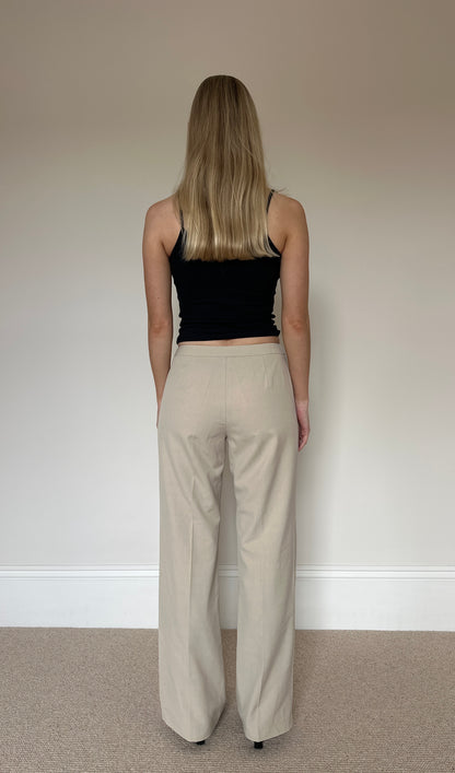 Vintage side tie trousers