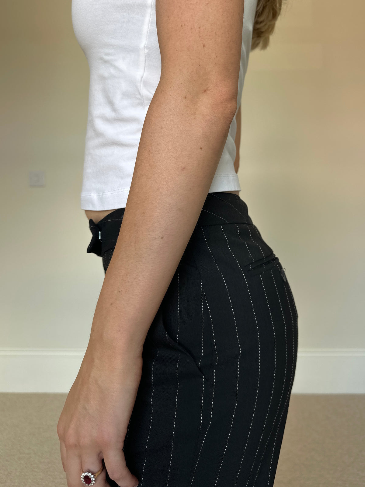 Vintage Pinstripe Trousers
