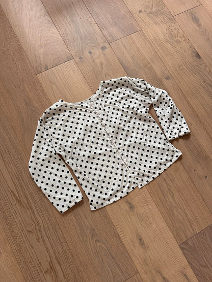 SALE polka dot cardigan