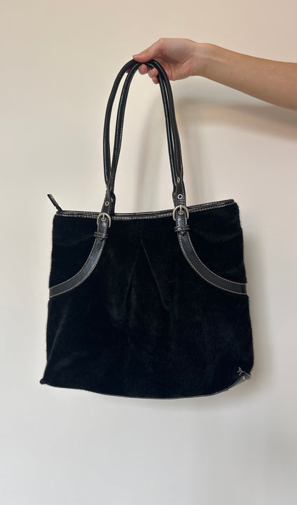Vintage faux fur bag