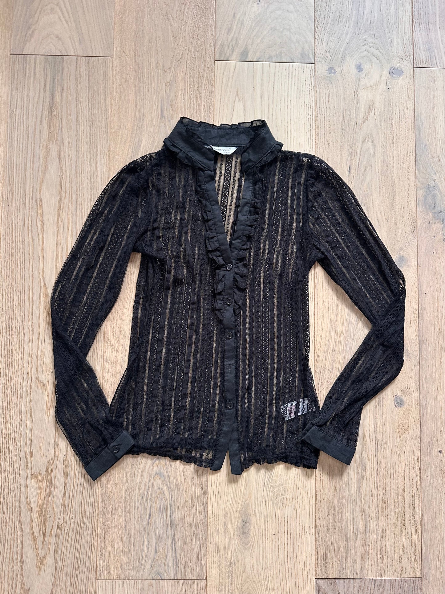 SALE vintage black lace top