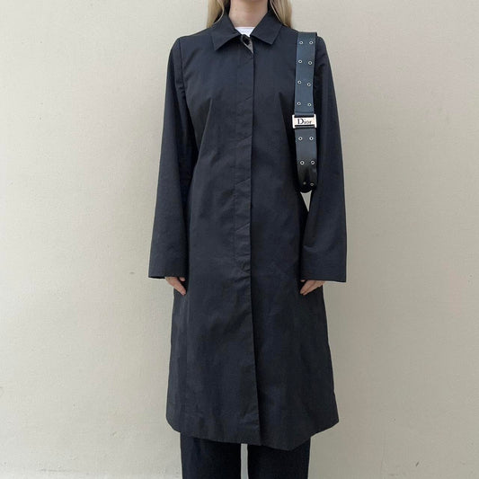 Vintage black trench coat