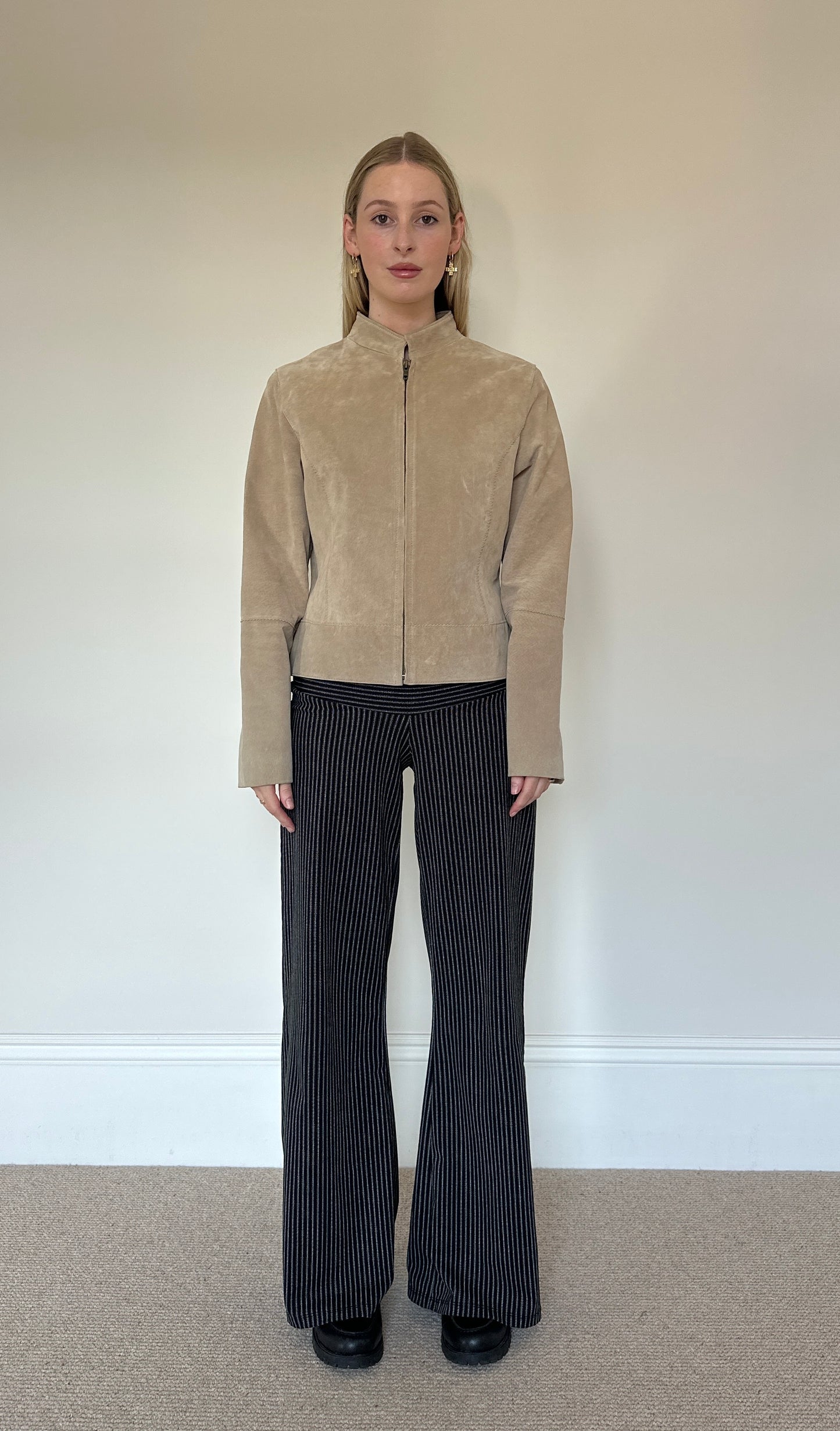 Vintage camel suede jacket
