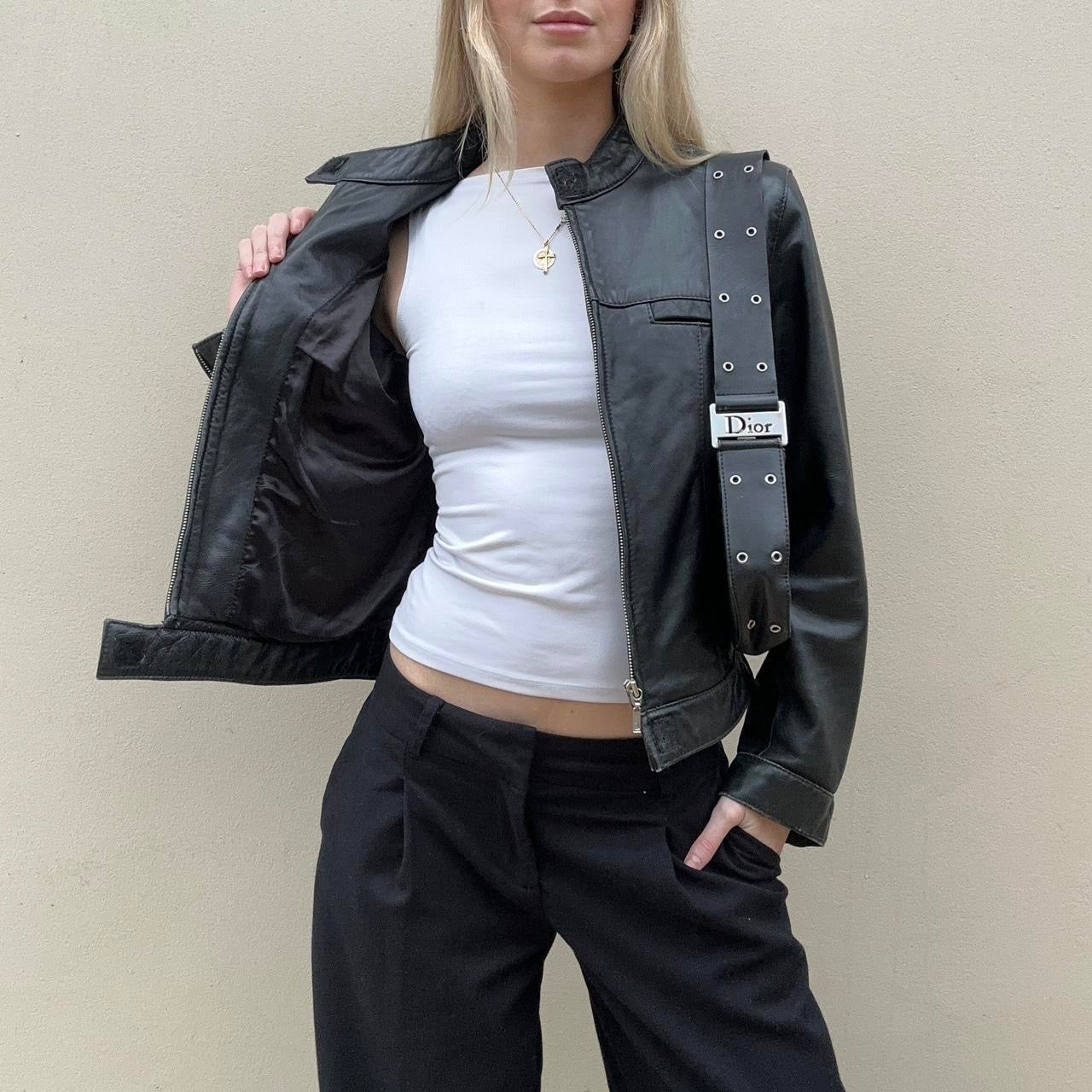 Vintage 00s biker jacket