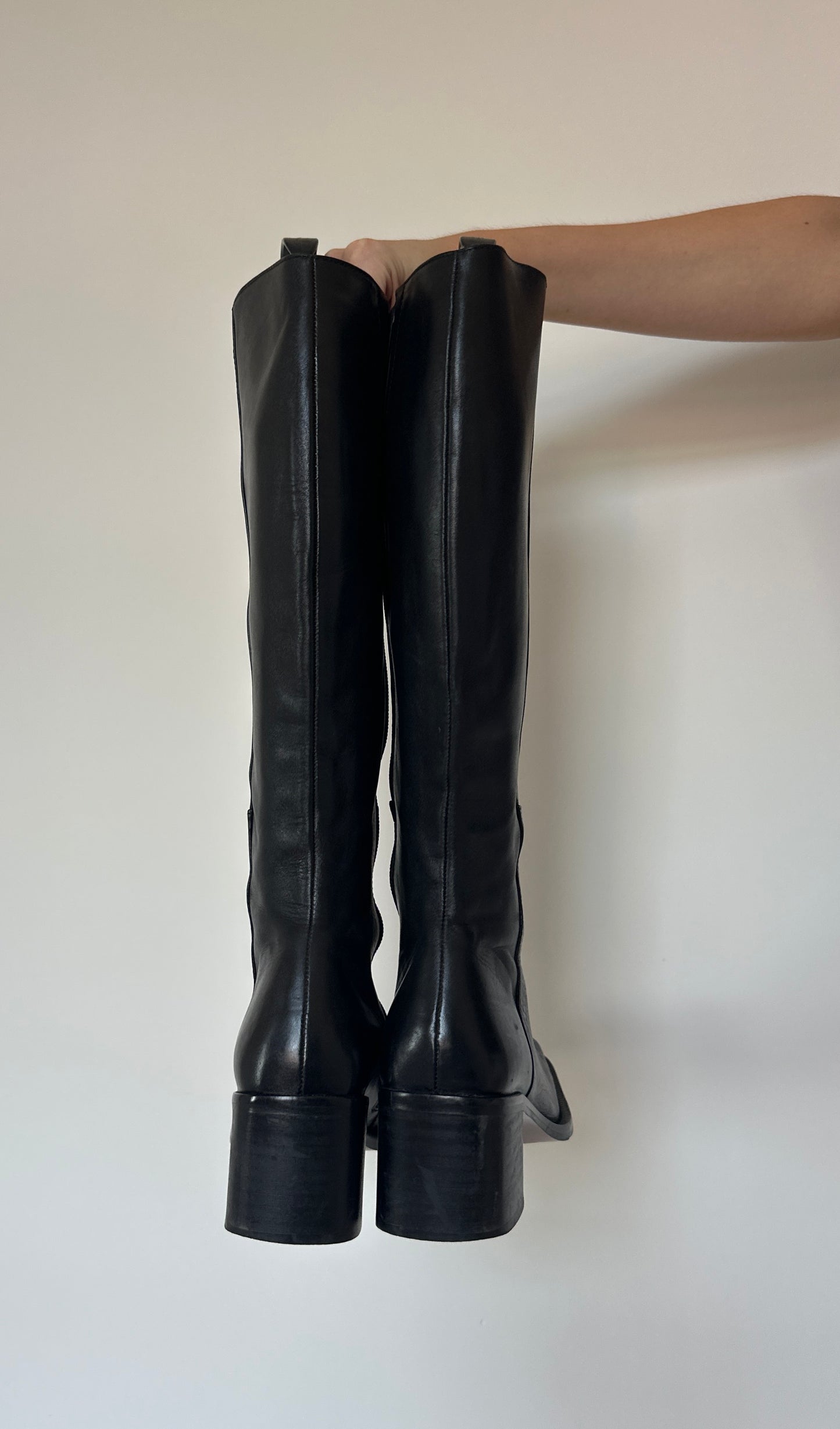 Vintage leather boots