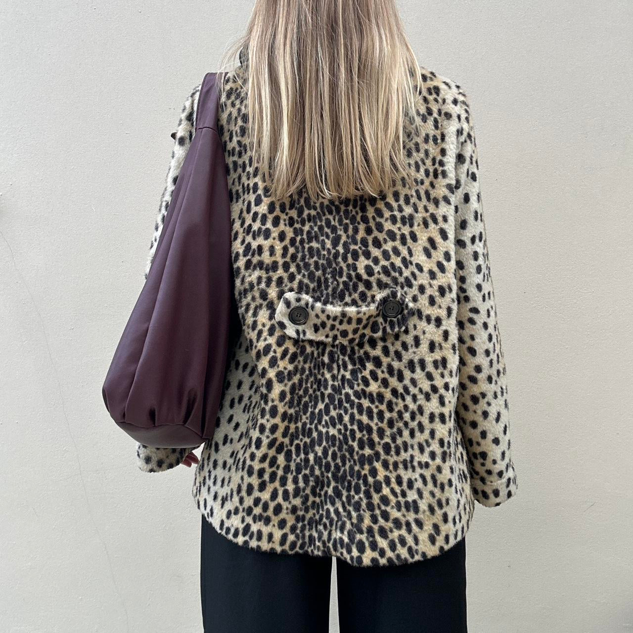 Vintage 00s leopard coat