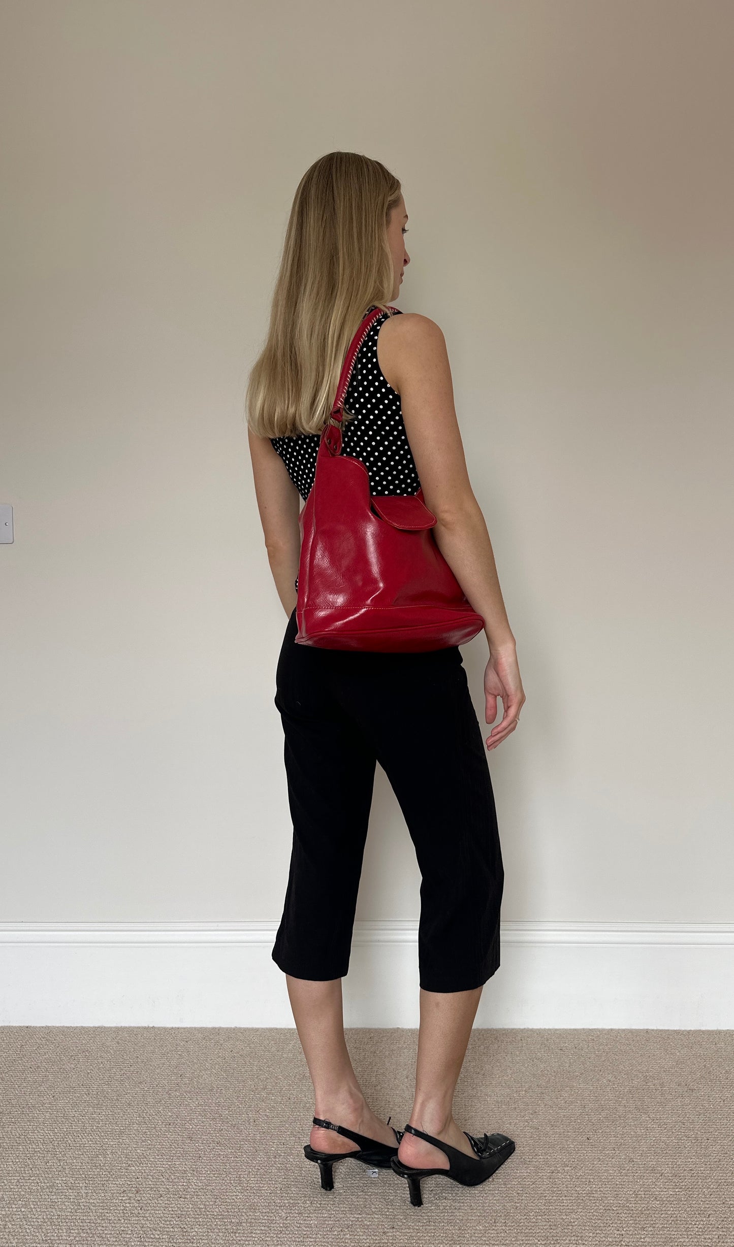 Vintage 90s Red Handbag