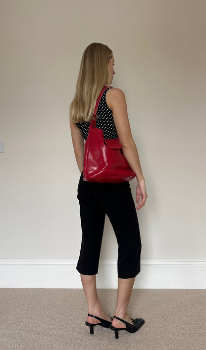 Vintage 90s Red Handbag