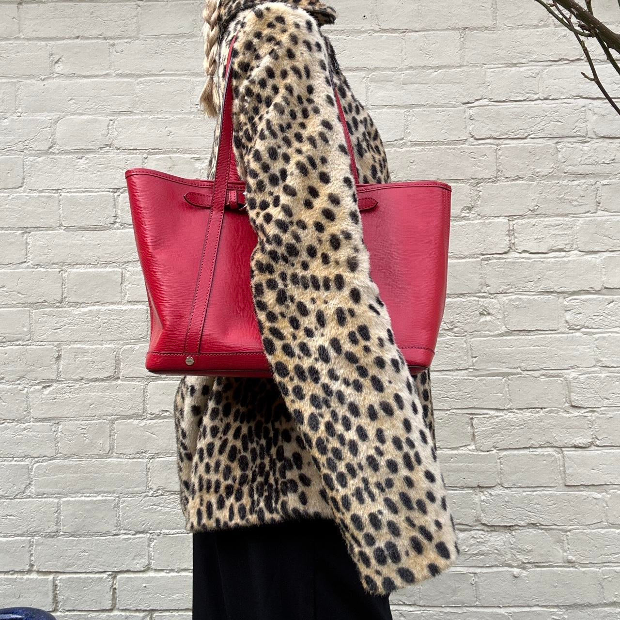 Vintage red handbag by l.k. Bennet