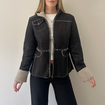 Vintage brown Sherpa jacket