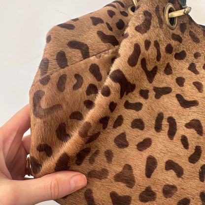 Vintage 00s leopard bag