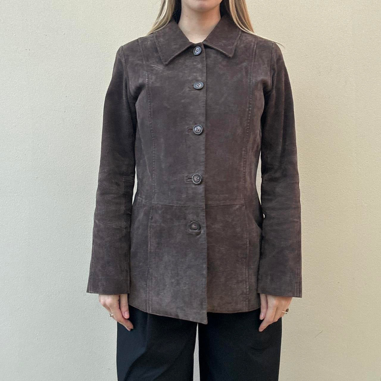 Vintage brown suede jacket