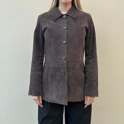 Vintage brown suede jacket