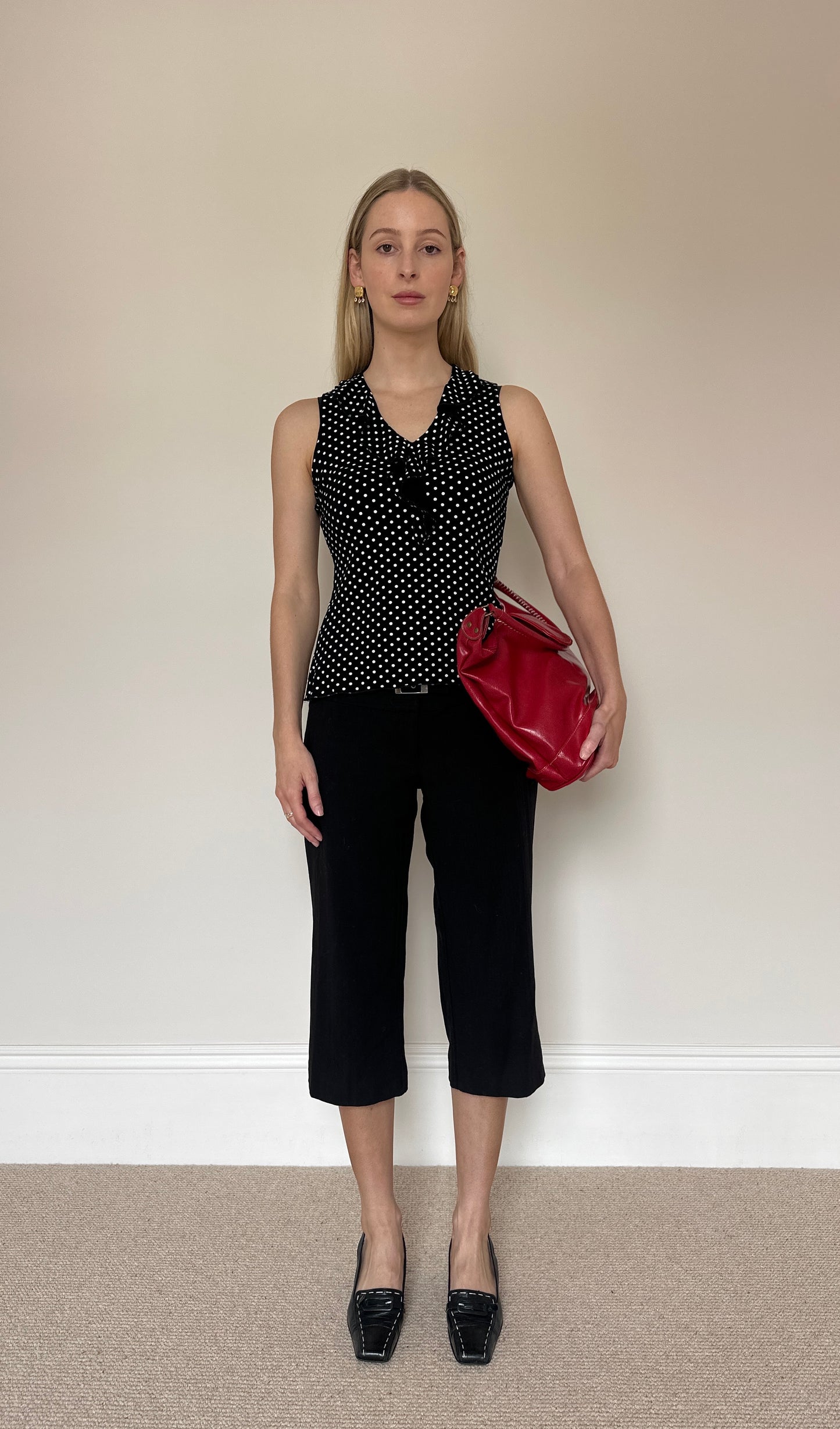 Vintage 00s Polka Dot Top