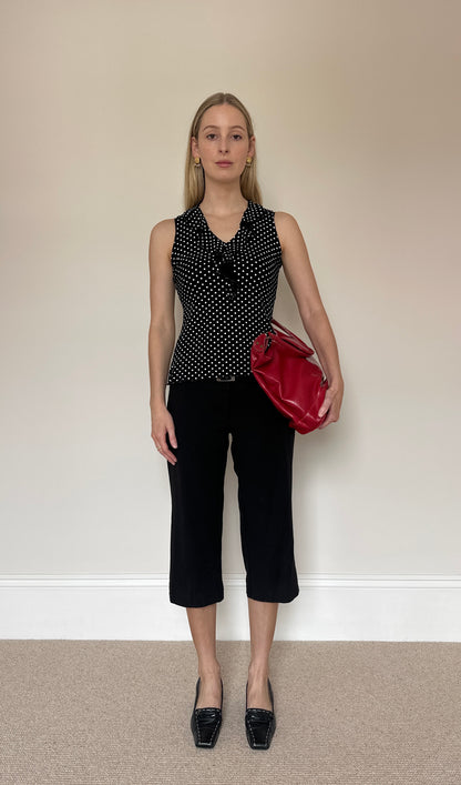 Vintage 00s Polka Dot Top
