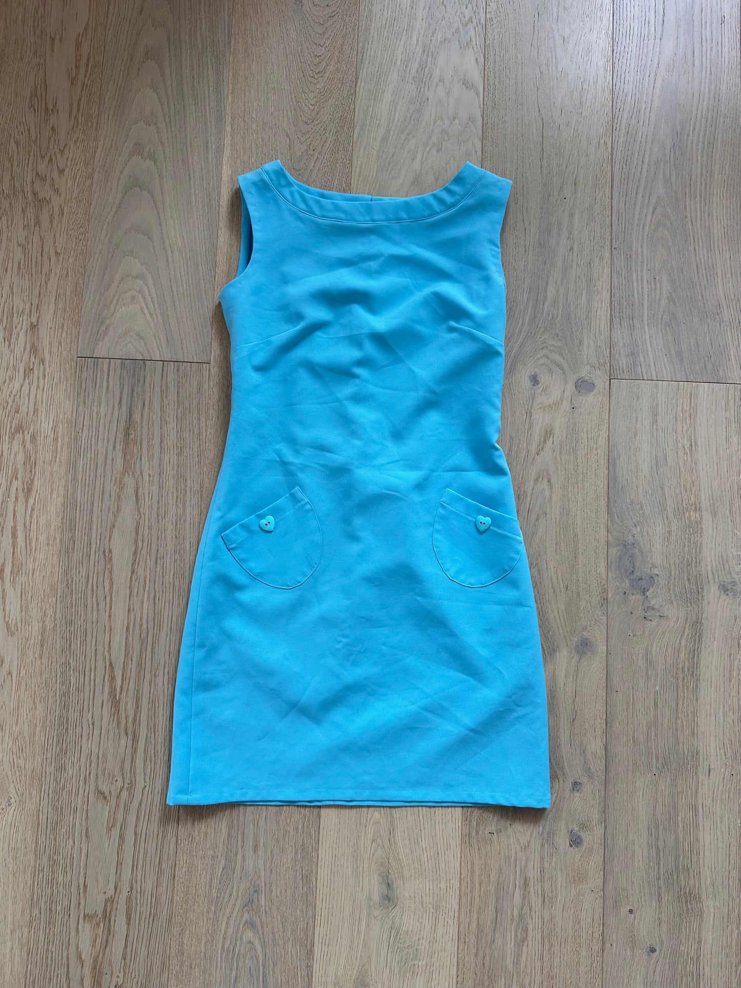 SALE vintage turquoise dress