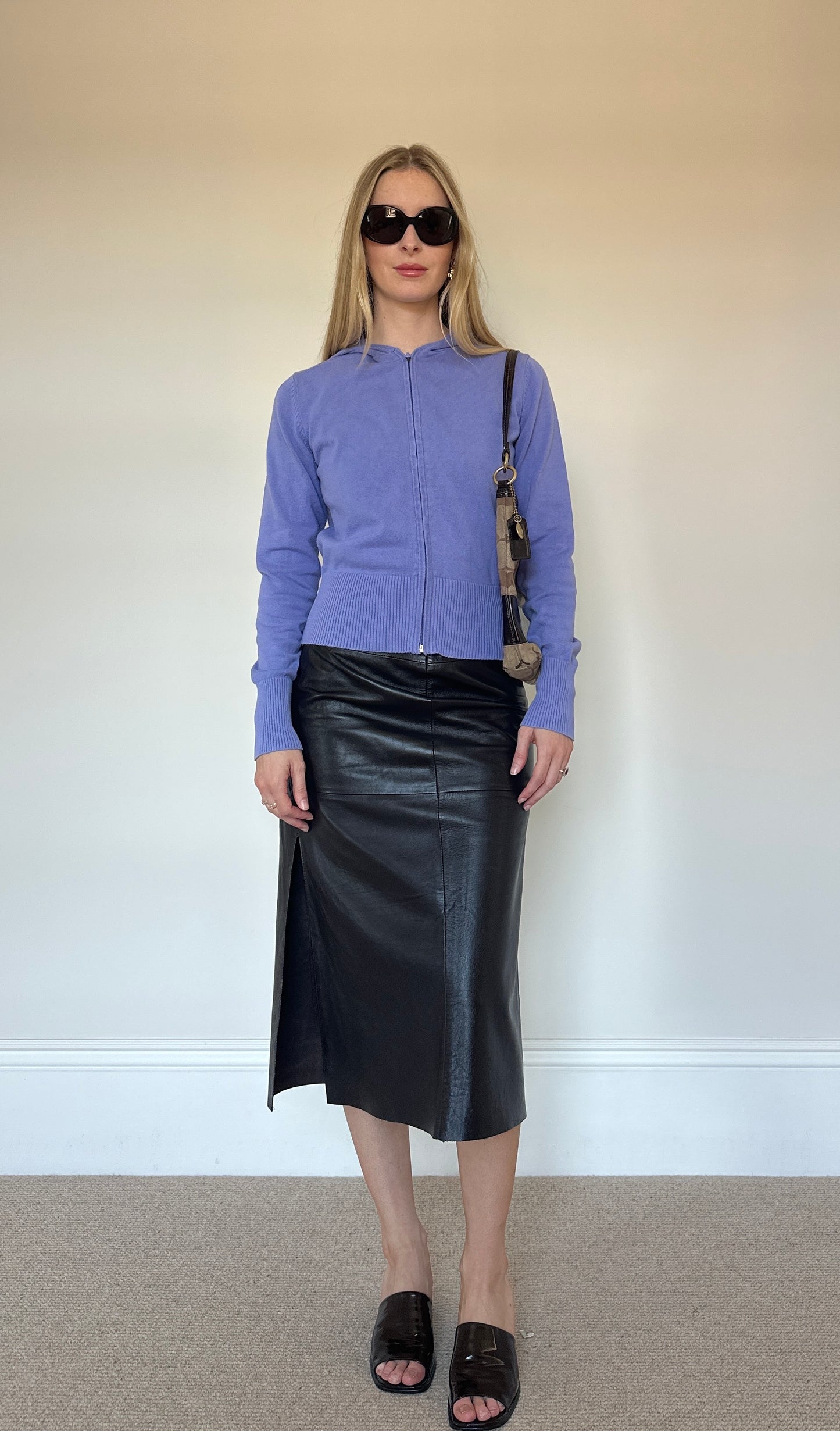 Vintage violet hoodie