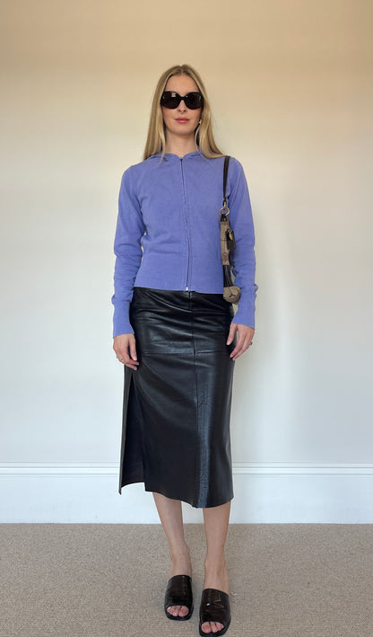 Vintage violet hoodie