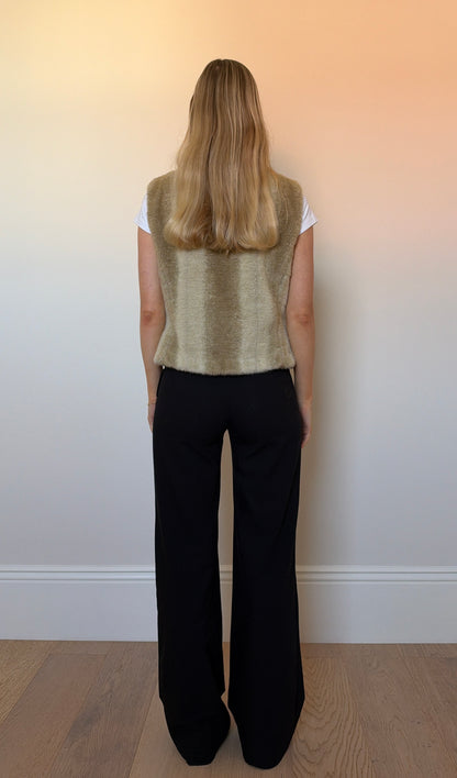 Vintage faux fur gilet