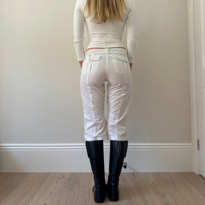 Vintage white capris