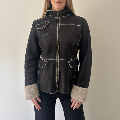 Vintage brown Sherpa jacket