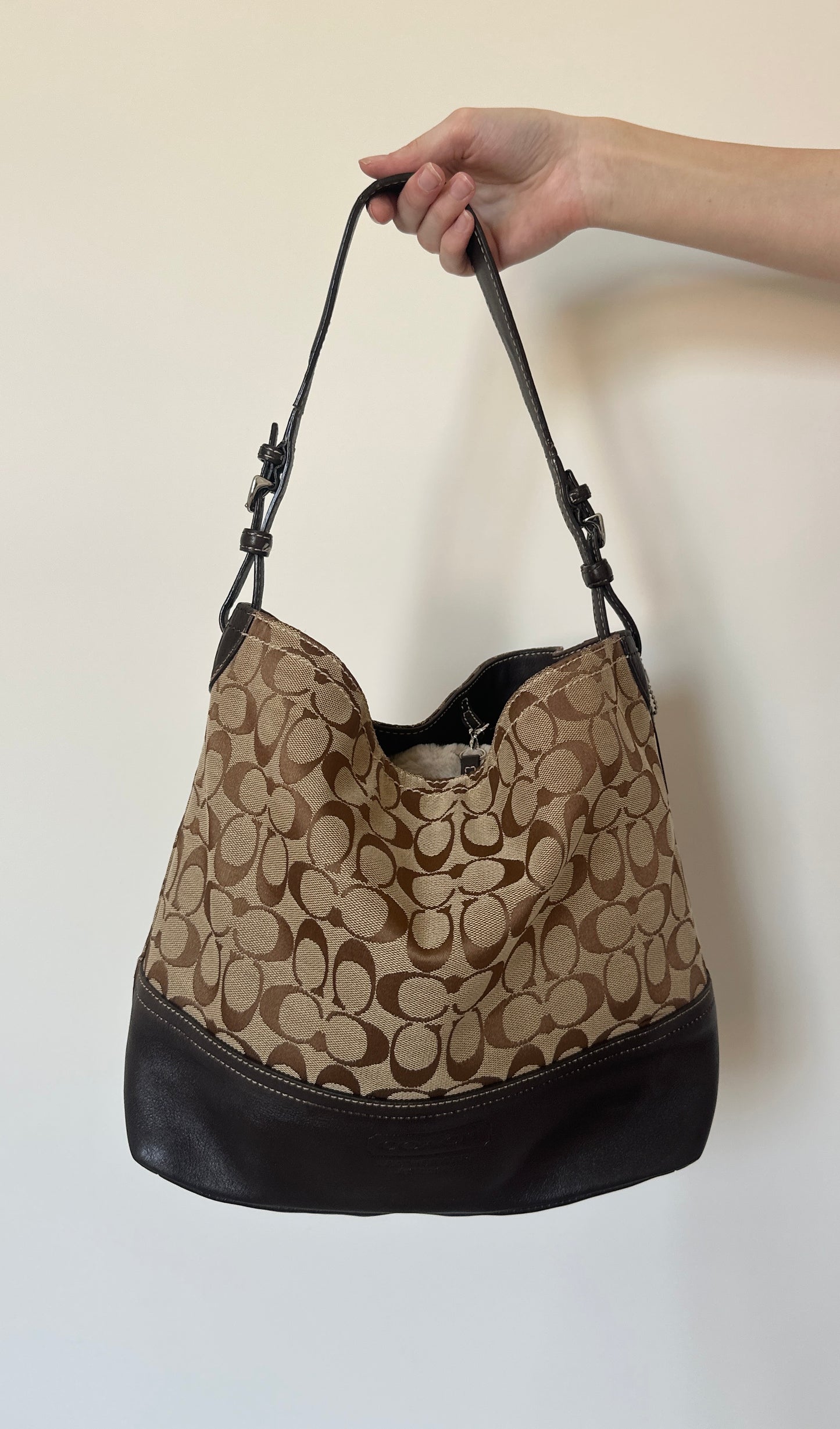 Vintage coach shoulder bag