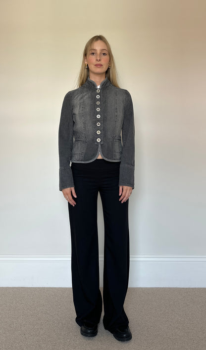 Vintage Grey Denim Jacket