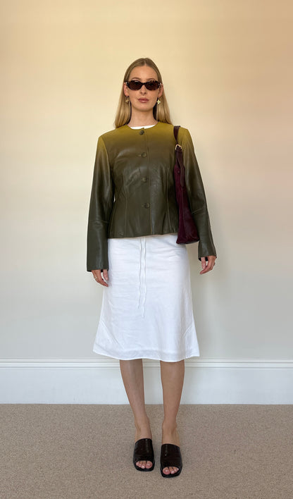 Vintage ombré green jacket