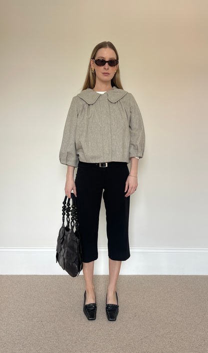 Vintage grey pea coat