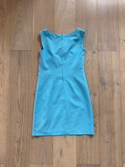 SALE vintage turquoise dress