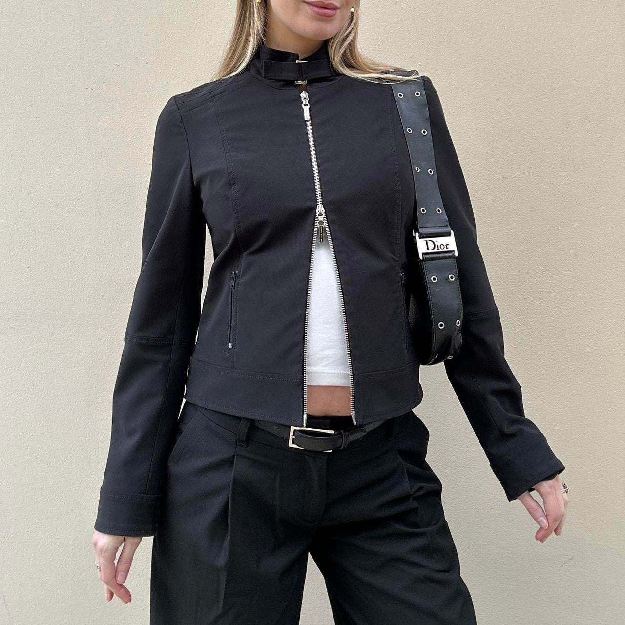 Vintage 00s Karen millen biker jacket