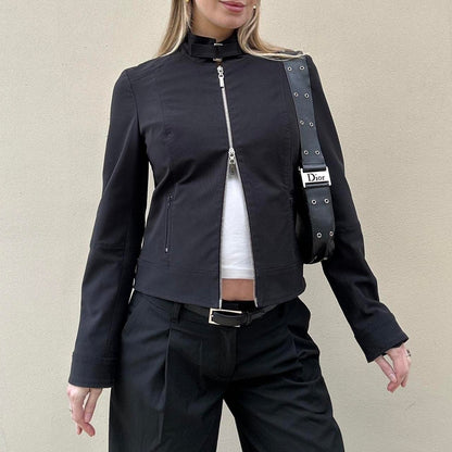 Vintage 00s Karen millen biker jacket