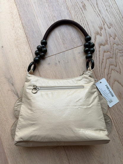 Vintage cream disc bag