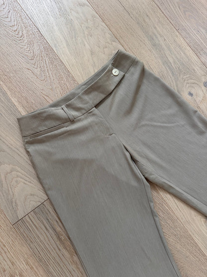 SALE taupe suit trousers