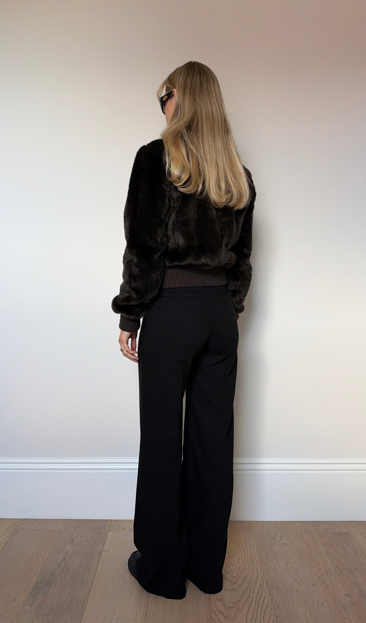 Vintage brown bomber jacket