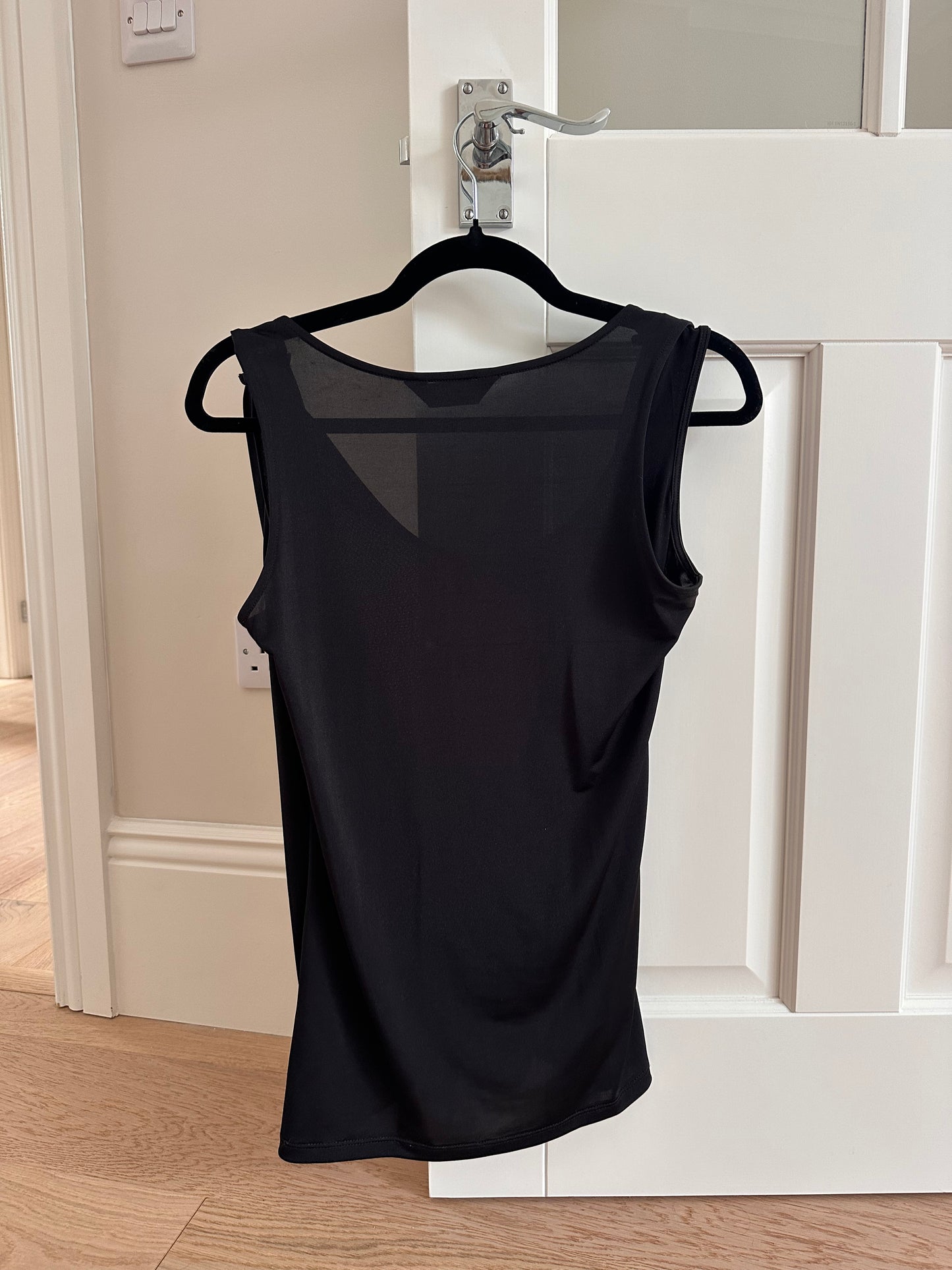 SALE Vintage black drape top