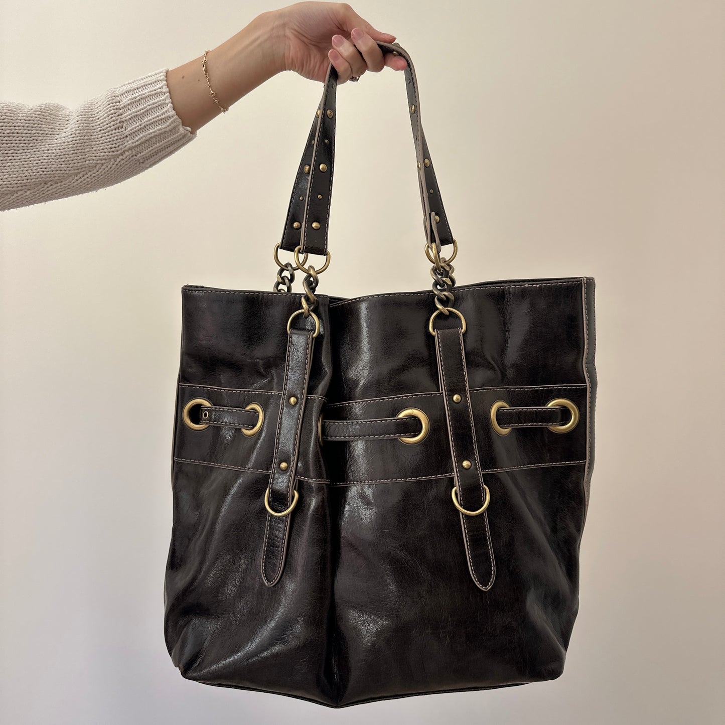 Vintage dark brown bag