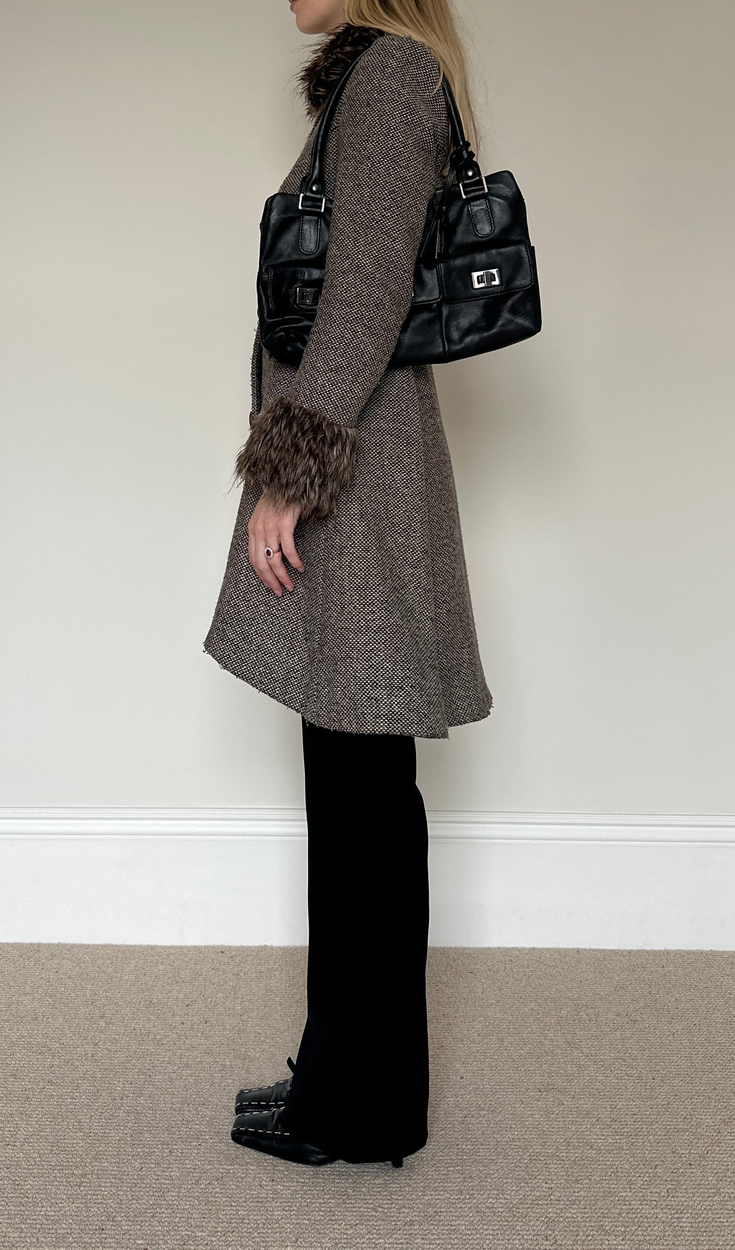 Vintage Tweed Afghan Jacket
