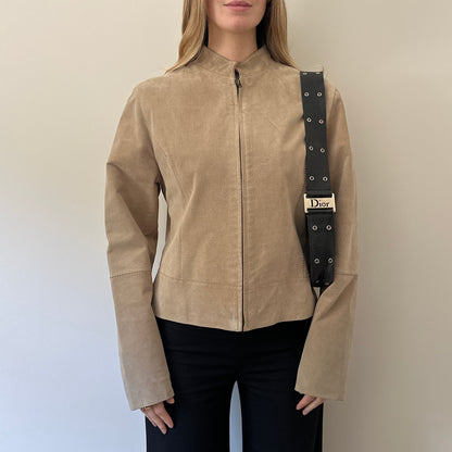 Vintage camel suede jacket
