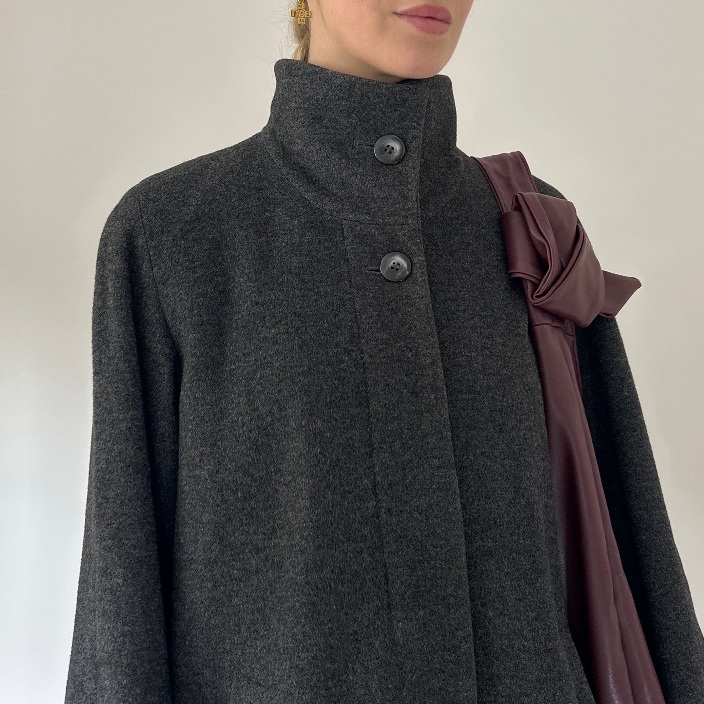 Vintage charcoal coat