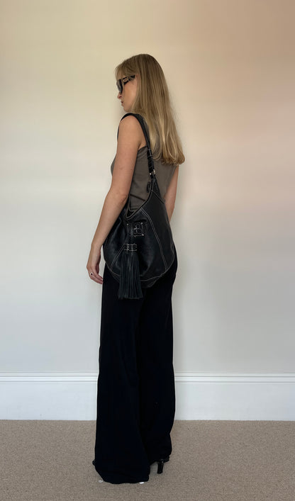 Vintage Tassle Leather Bag